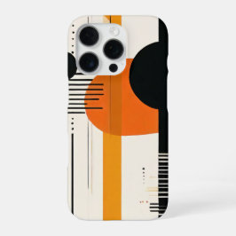 Funda Para iPhone 16 Pro círculos abstractos terracotta