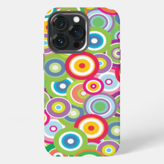 Funda Para iPhone 13 Pro Círculos de vectores brillantes
