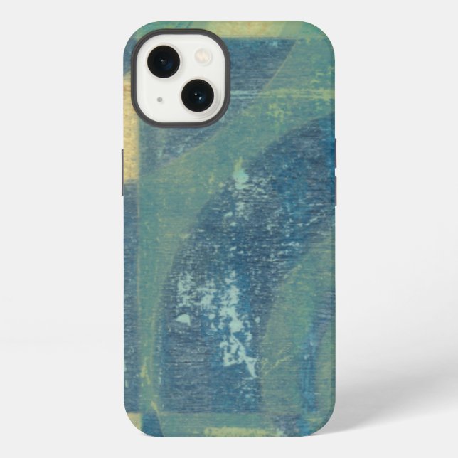 Funda Para iPhone Círculos y paneles multicolores (Reverso )