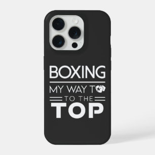 Cita de motivación de boxeo tipografía minimalista