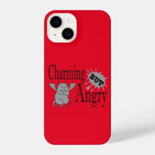 Funda Para iPhone 14 Cita divertida de un pequeño gato endemoniado, enc