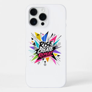 Funda Para iPhone 16 Pro Max Cita Motivacional Inspiradora de Crear y Repetir