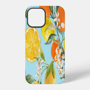 Funda Para iPhone 12 Cítricos acuarela Frutas: Dibujado a mano