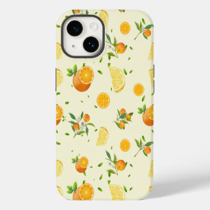 Funda Para iPhone 14 Cítricos Tropicales SUMMER Naranja Lemon Slice