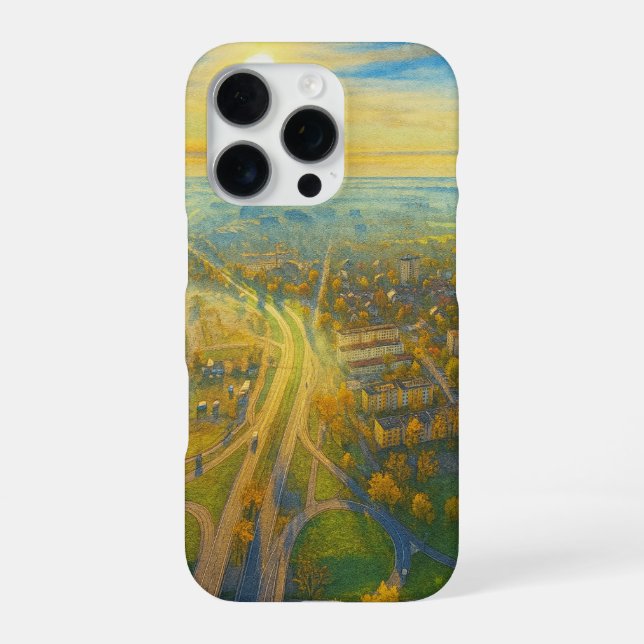 Funda Para iPhone City Sunset (Reverso)