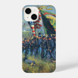 Funda Para iPhone 14 Civil War Union troops Irish Brigade 