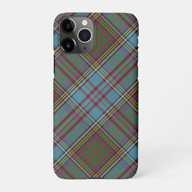 Funda Para iPhone Clan Anderson Tartan Plaid Pattern Scottish (Reverso)