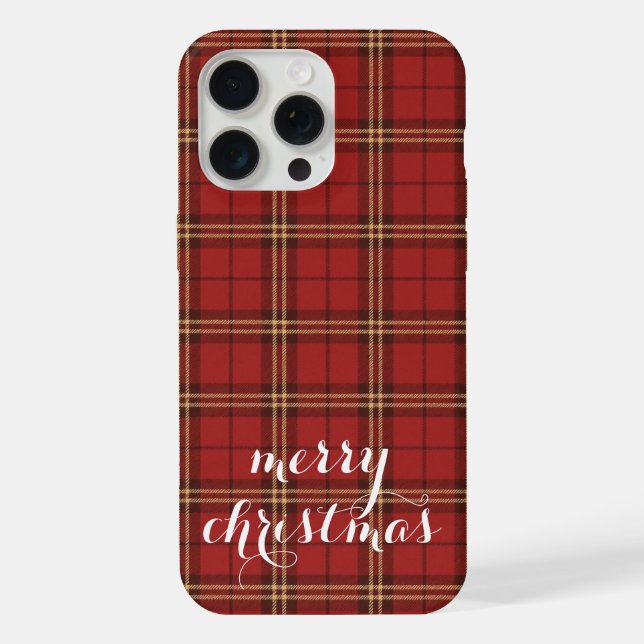 Funda Para iPhone Clásica Festividad de Navidad de Regalo Feliz - (Reverso )