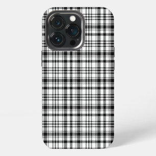 Funda Para iPhone 13 Pro Clásico a cuadros en negro y blanco