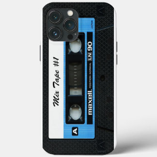 Funda Para iPhone 13 Pro Max Clásico Vintage Cassette