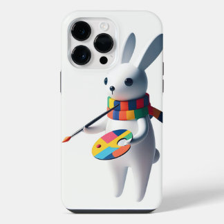 Funda Para iPhone 14 Pro Max Claude el conejo blanco pintor encantador