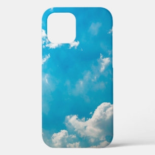 Funda Para iPhone 12 Cloudy and blue sky backgroundabstract, air, area,