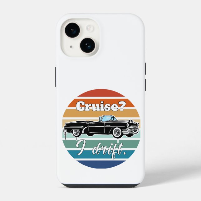 Funda Para iPhone coche antiguo (Reverso )