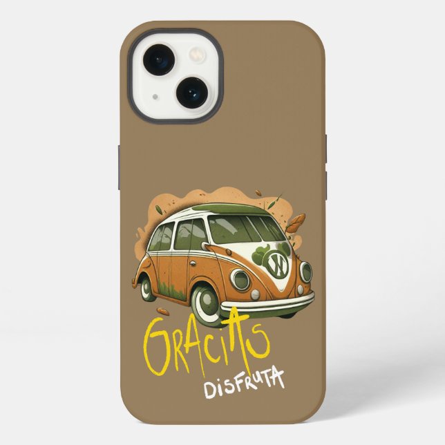 Funda para iPhone Coche Clásico (Reverso )