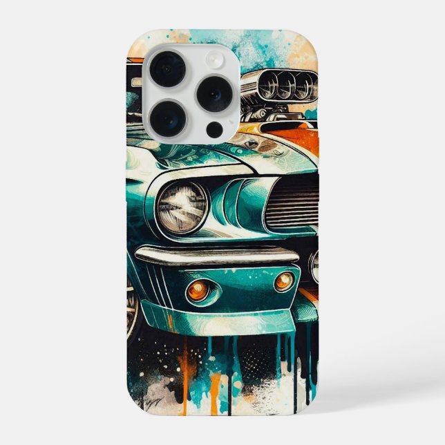 Funda Para iPhone coche de los 60 (Reverso )