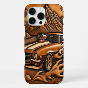 Funda Para iPhone 16 Pro Max Coche de los años 80 en rutas oníricas