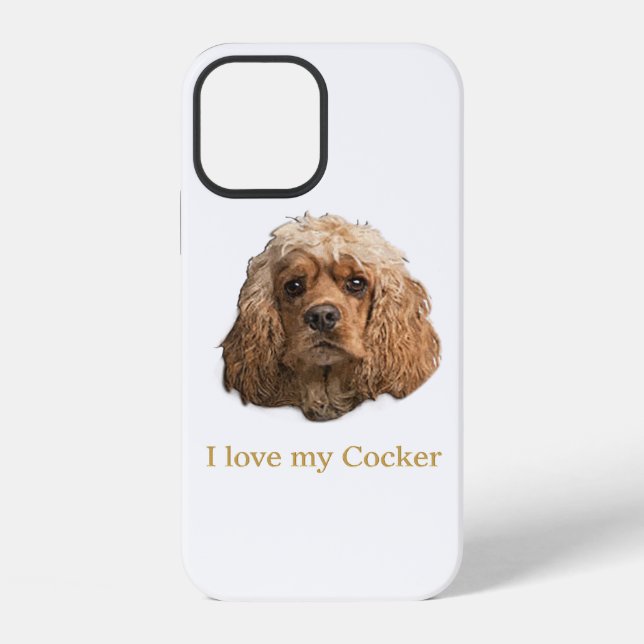 Funda Para iPhone cocker Spaniels (Reverso )