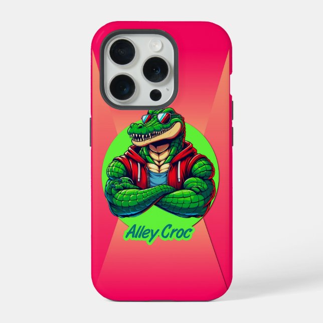 Funda Para iPhone Cocodrilo del Callejón (Reverso )