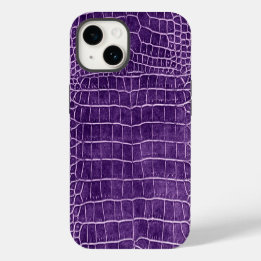 Funda Para iPhone 14 Cocodrilo púrpura