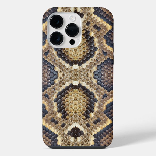 Funda Para iPhone Cod.06 de textura de piel reptil (Reverso )