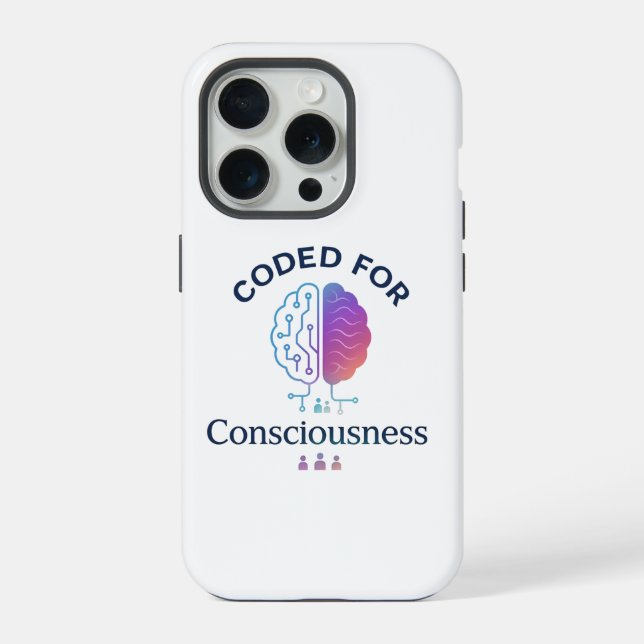 Funda Para iPhone Codificado para el Diseño de Ciencias de la Comput (Reverso )