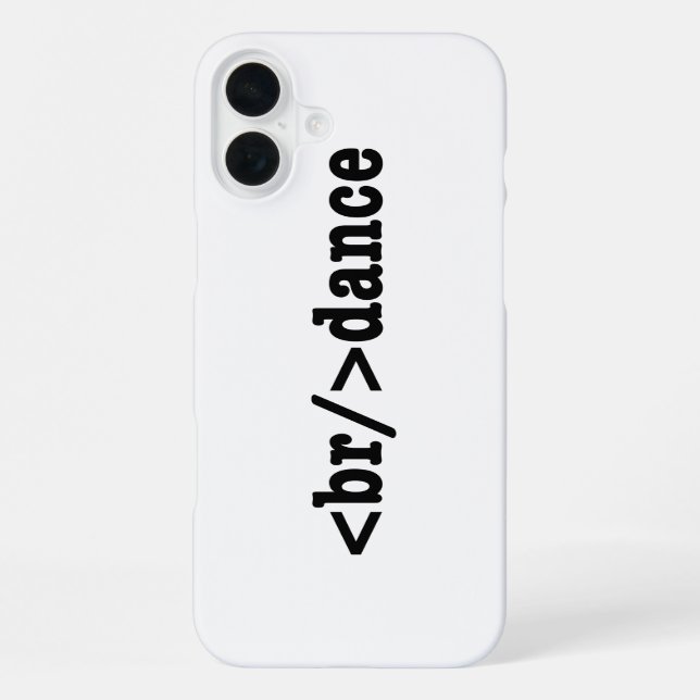 Funda Para iPhone Código HTML de breakdance (Reverso )