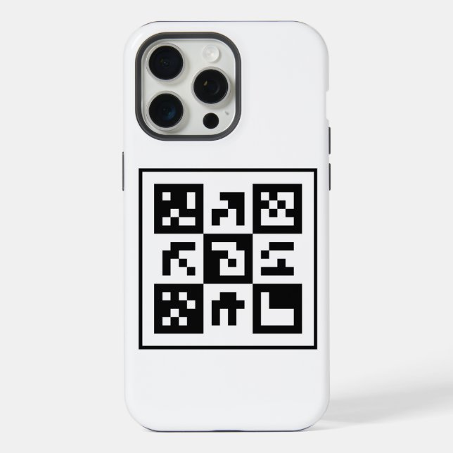 Funda Para iPhone código qr (Reverso )