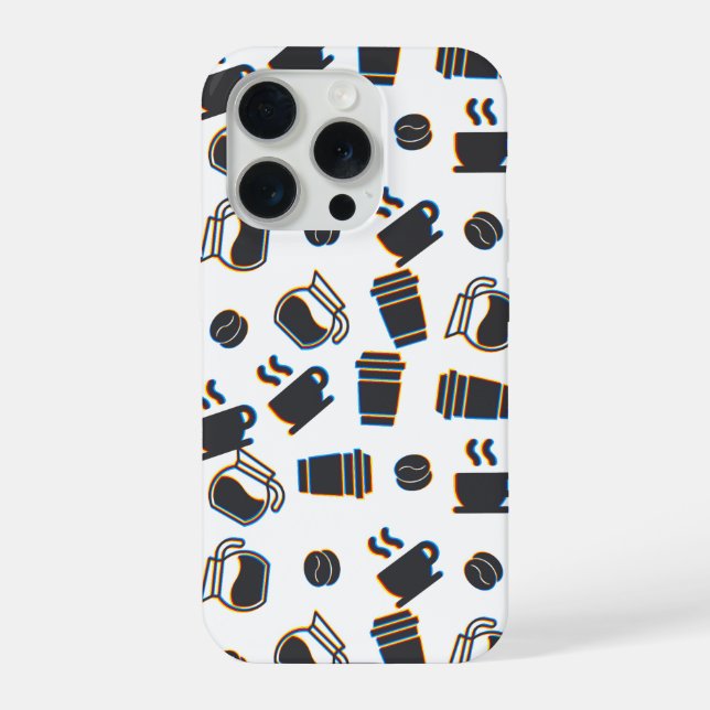 Funda Para iPhone Coffee Glitch (Reverso )