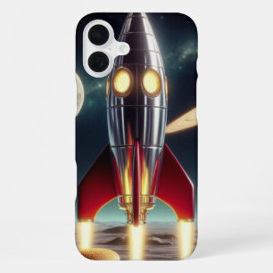 Funda Para iPhone 16 Plus Cohete espacial 