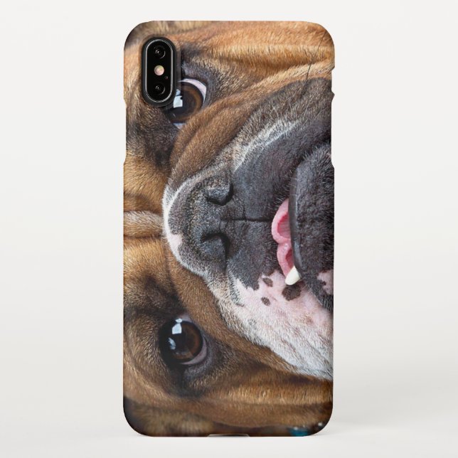 Funda Para iPhone Cojín decorativo Bulldog inglés (Reverso)