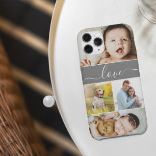 Colage de Fotos de Familia Personalizado con Letra