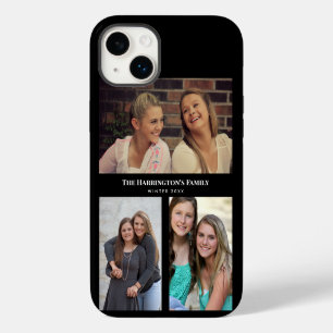 Funda Para iPhone 14 Plus Colage de fotos familiares personalizadas en 3 sec