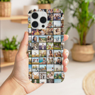 Funda Para iPhone 16 Pro Max Colage de Fotos Simple Moderno