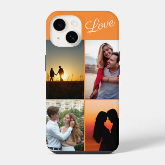 Funda Para iPhone 14 Colaje de fotos Pareja enamorada con estilo person