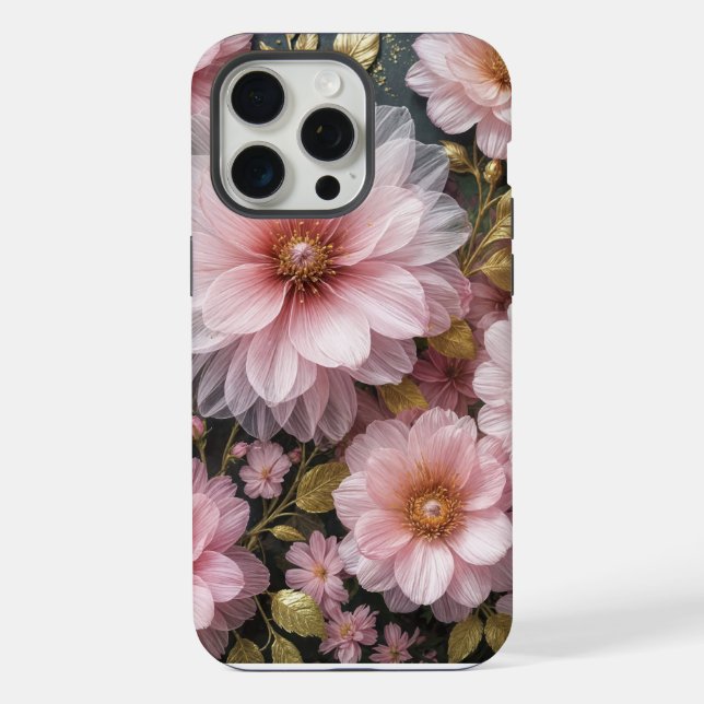 Funda Para iPhone Colección Cosmos Rosa (Reverso )