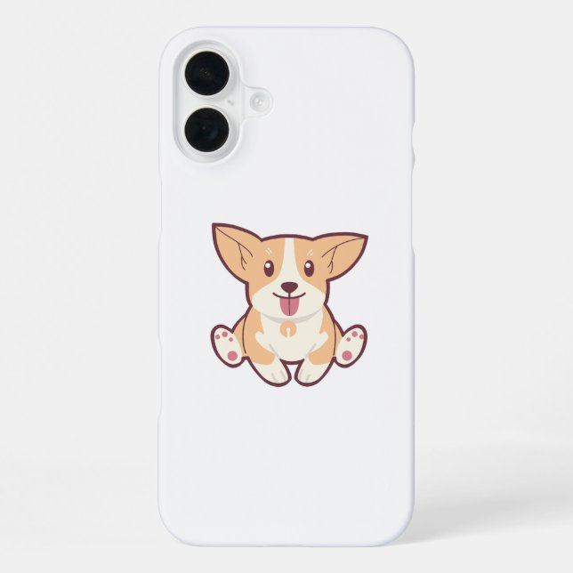 Funda Para iPhone Colección de perros lindos (Reverso )