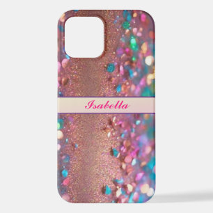 Funda Para iPhone 12 Colección holográfica de moda para purpurinas Opal