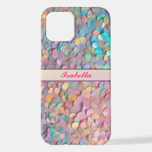 Funda Para iPhone 12 Colección moderna holográfica purpurina Opal