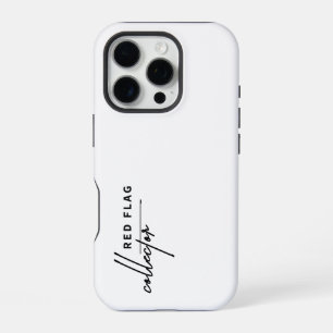 Funda Para iPhone 16 Pro Colector de marcas rojas \
