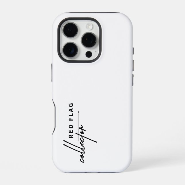 Funda Para iPhone Colector de marcas rojas \ (Reverso )