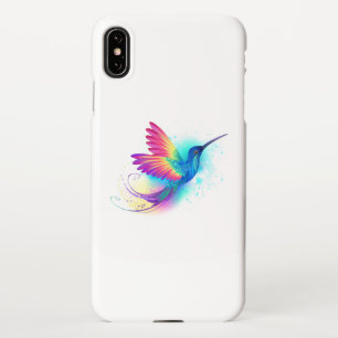 Funda Para iPhone XS Max Colibrí arcoiris exótica