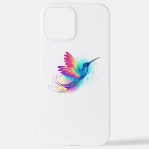 Funda Para iPhone 12 Pro Max Colibrí arcoiris exótica
