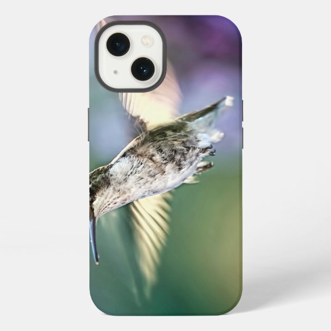 Funda Para iPhone Colibrí volando (Reverso )
