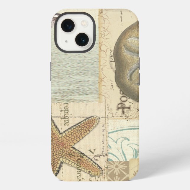 Funda Para iPhone Collage costero (Reverso )