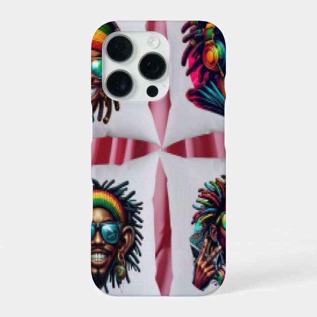 Funda Para iPhone Collage de fotos (Reverso)