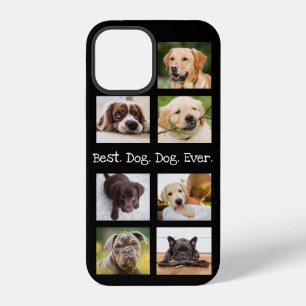 Funda Para iPhone 12 Collage de Fotos Mejor Papá Perro de la Historia e