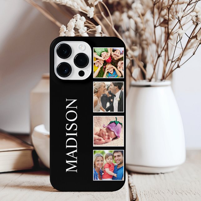 Funda Para iPhone Collage de fotos personalizado familiar personaliz (Subido por el creador)