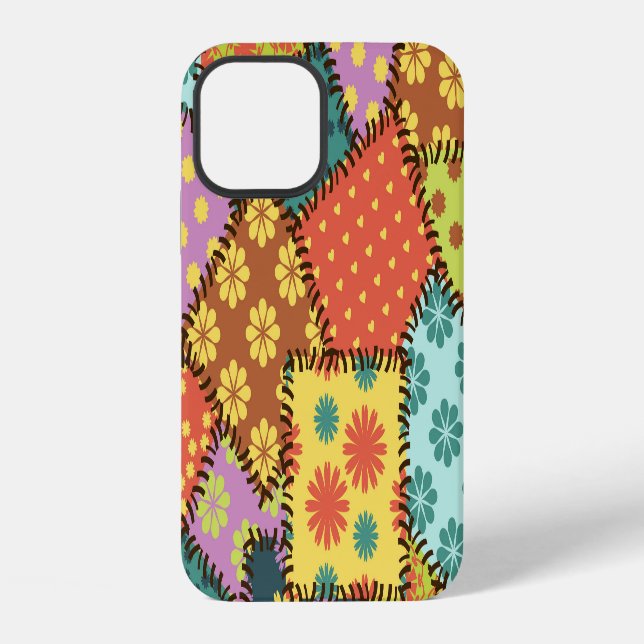 Funda Para iPhone Collage ecléctico: mezcla de diversos patrones (Reverso )