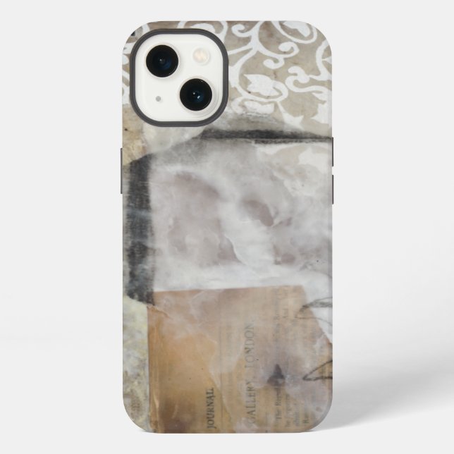Funda Para iPhone Collage Fleur II (Reverso )
