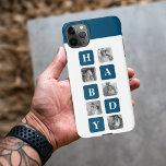 Funda Para iPhone 11Pro Max Collage moderno foto del mejor regalo de la histor<br><div class="desc">El "Modern Collage Photo Blue Best Hubby Ever Gift" es un regalo fotográfico personalizado que muestra una colección de imágenes que muestran los mejores momentos compartidos entre usted y su amado marido. Esta versión en particular presenta un tema azul, lo que lo convierte en un elegante y contemporáneo añadido a...</div>